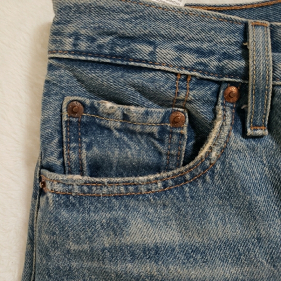 Original Vintage Levi's 501 25x28 distressed - Picture 2 of 7